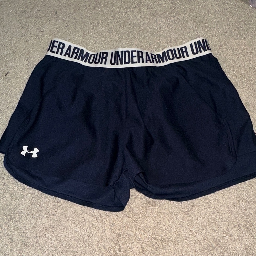 Under Armour Women's Black Athletic Shorts